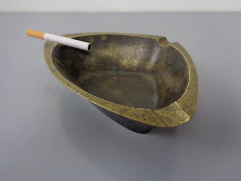 Mid-Century Brass Ashtray, 1960s
