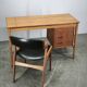 Sven Aage Madsen Teak Vanity Desk with Mirror, Denmark, 1960s