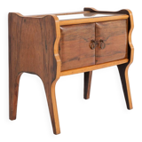 Sculptural Italian Mid-Century nightstand/cabinet, 1950’s