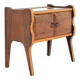 Table de nuit/armoire sculpturale italienne du milieu du siècle, années 1950