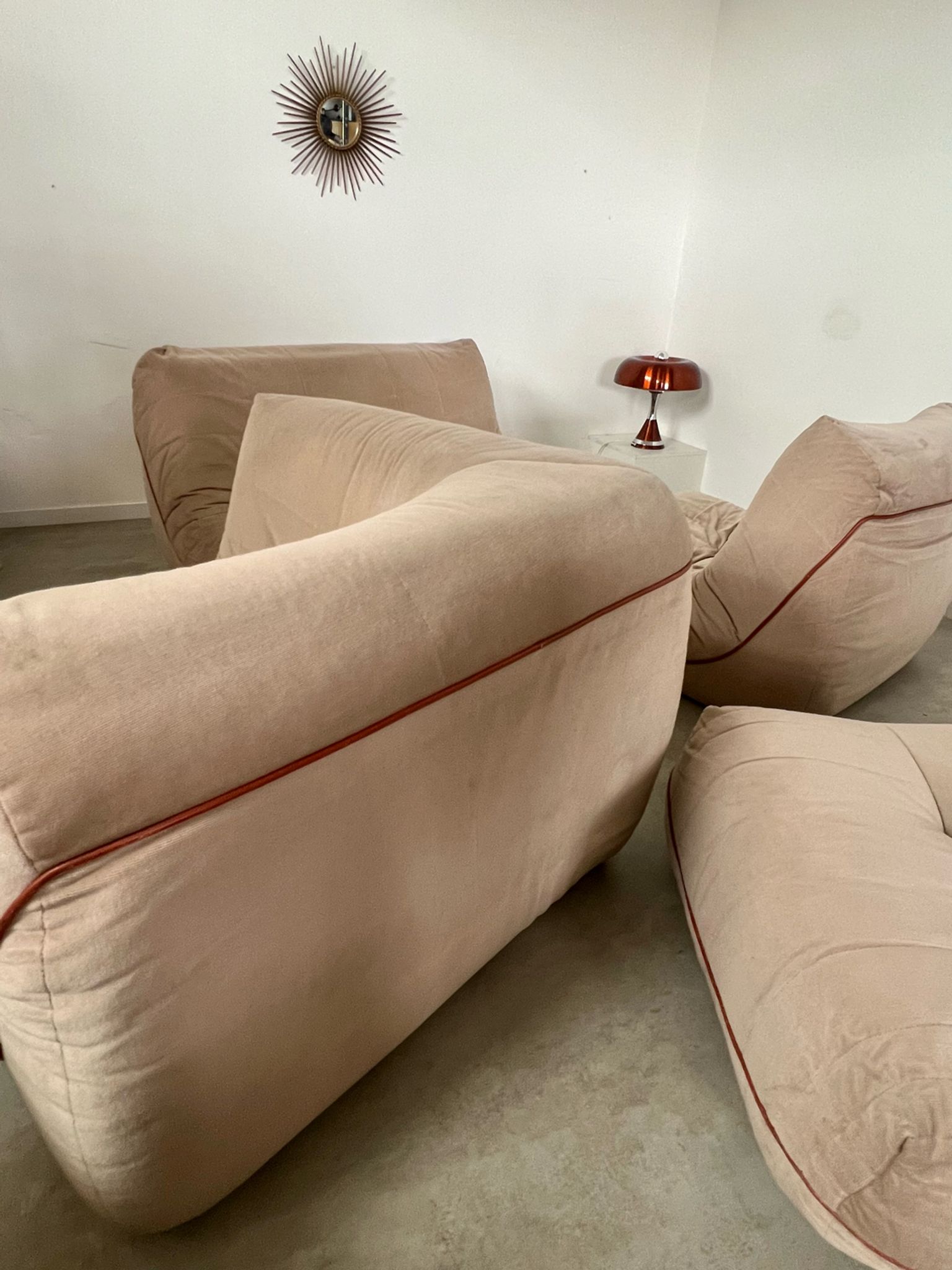 Old modular living room sofa design 60, Roche Bobois