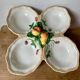 Large vintage barbotine aperitif serving dish