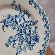 Assiette ancienne Gien modèle Chardon Terre de Fer