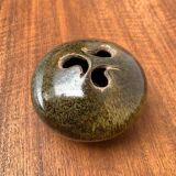 Ikebana vase in studio pottery by German artist Till Sudeck from the mid-century, 1960s.