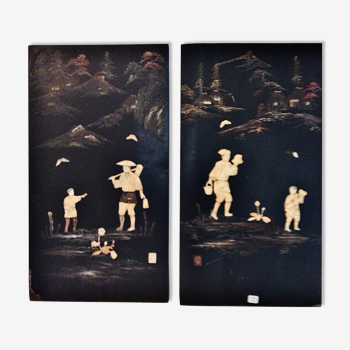 Pair of Chinese panels