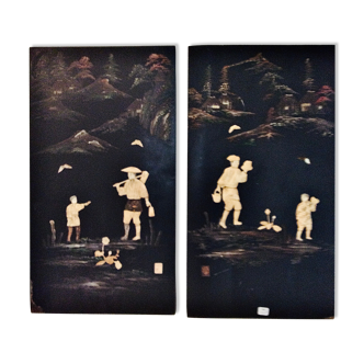 Pair of Chinese panels