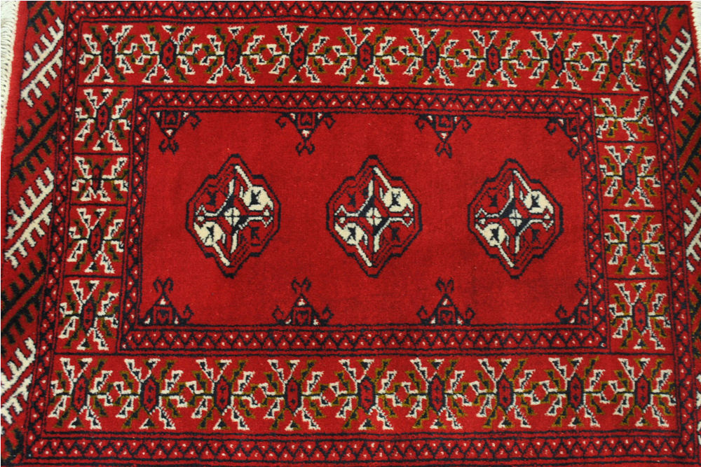Torkaman authentic persian carpet 92cmx65cm