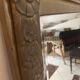 Antique art deco mirror