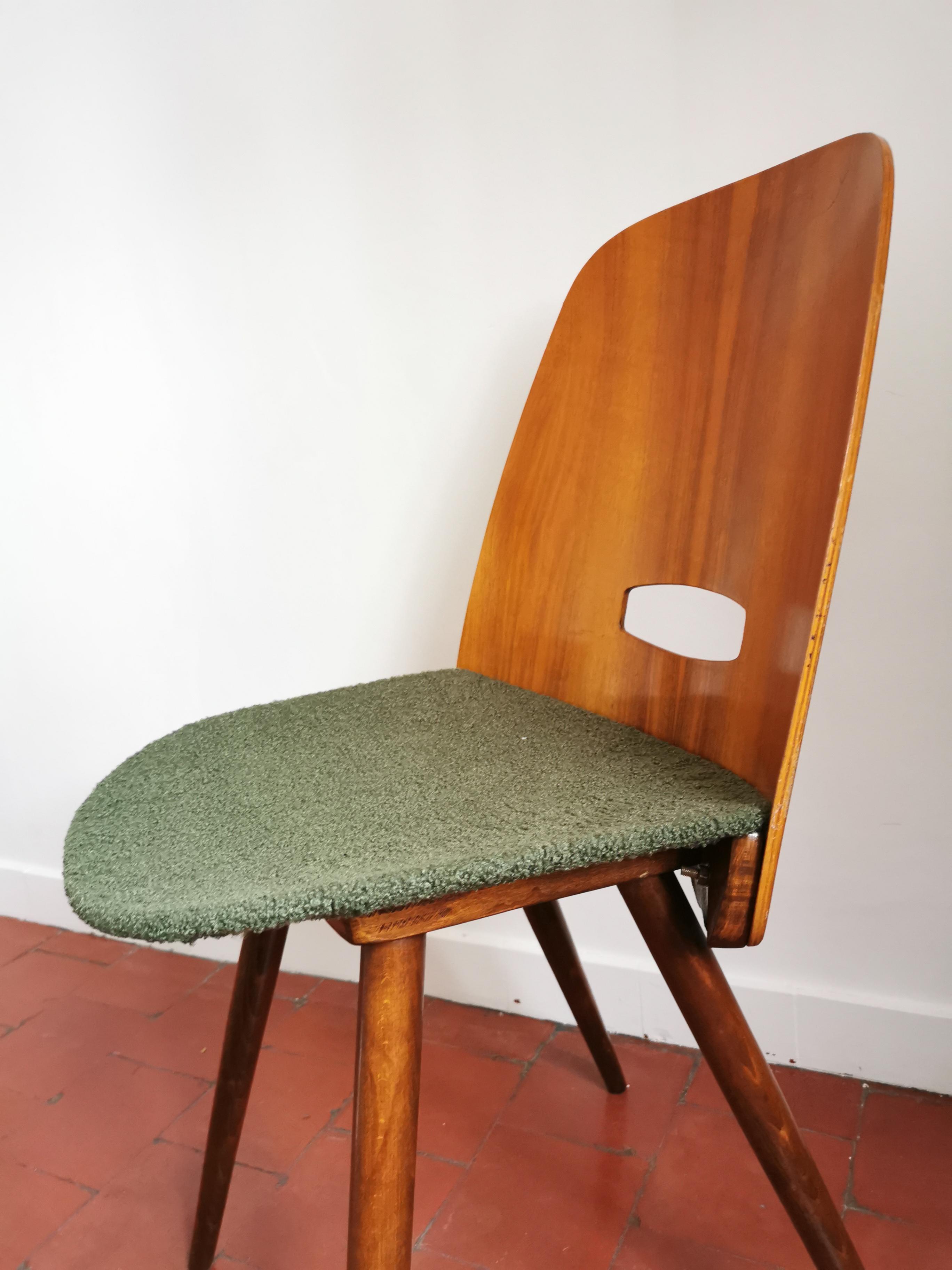 Chaise du designer tchèque F. Jirak pour Tatra 1960