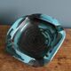 Ashtray signed by André Chaudemanche at Mezeray in Malicorne clay.