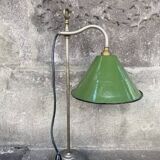 Antique industrial watchmaker/jeweler's lamp goes up and down