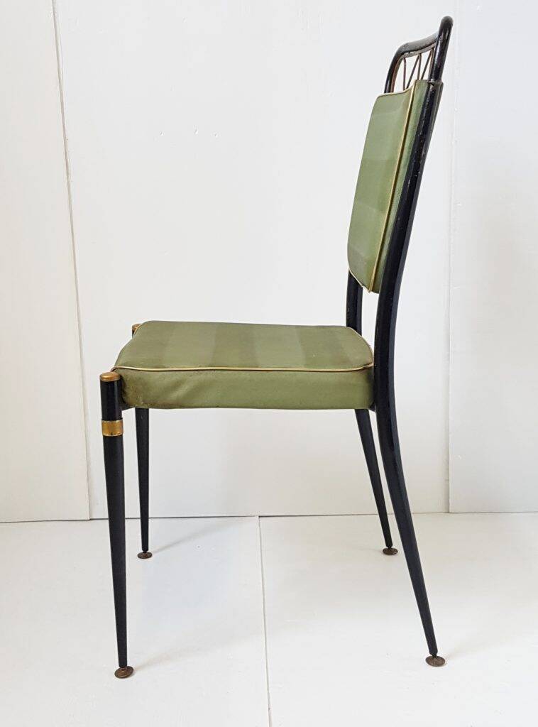 Suite de 6 chaises vintage 1950