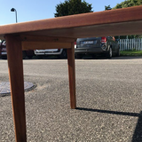 Solid teak coffee table circa 1950
