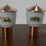 Ensemble de deux lampes de chevet par Lustry, Kamenicky Senov, 1970