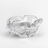 Ashtray empty-pockets organic shape Cristallerie Lorraine