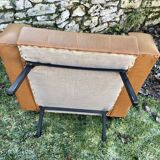 Vintage skaï armchair