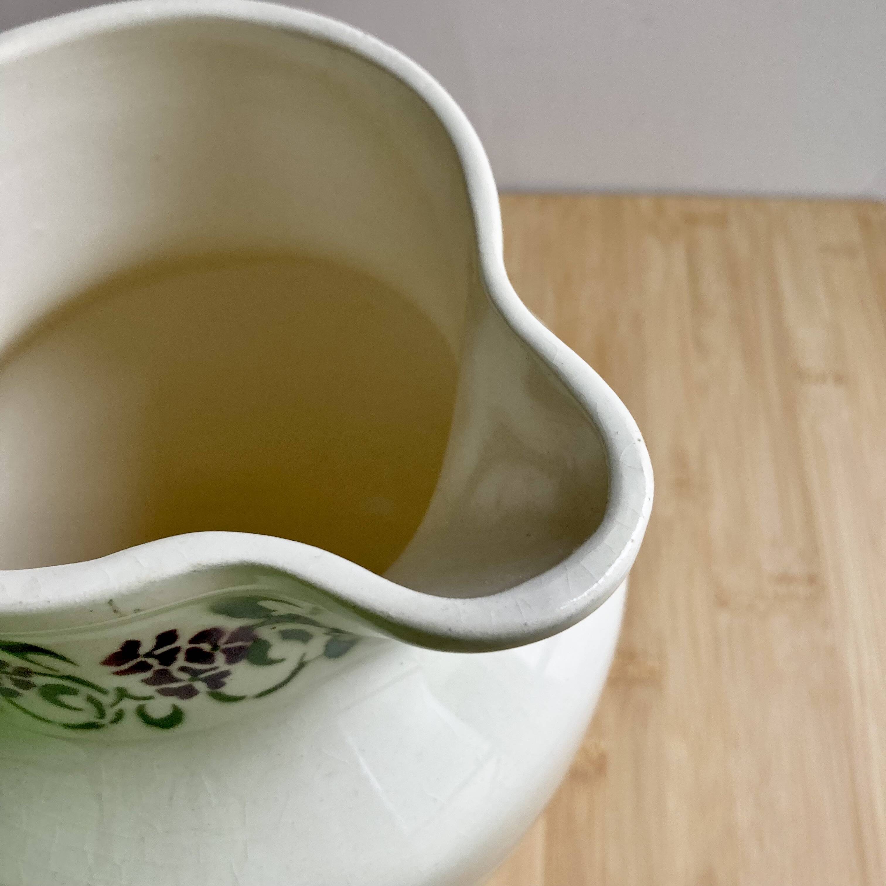 Pitcher / Vase / Jug - Ironstone - Art Nouveau