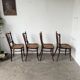 Set of 4 Fischel caned bistro chairs