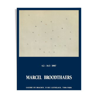 Poster Marcel Broodthaers 1987