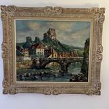 Oil on canvas by raymond besse