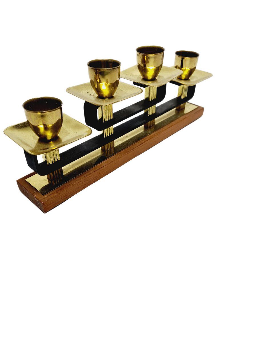 Art Deco 4-armed candleholder, Germany, 1950s