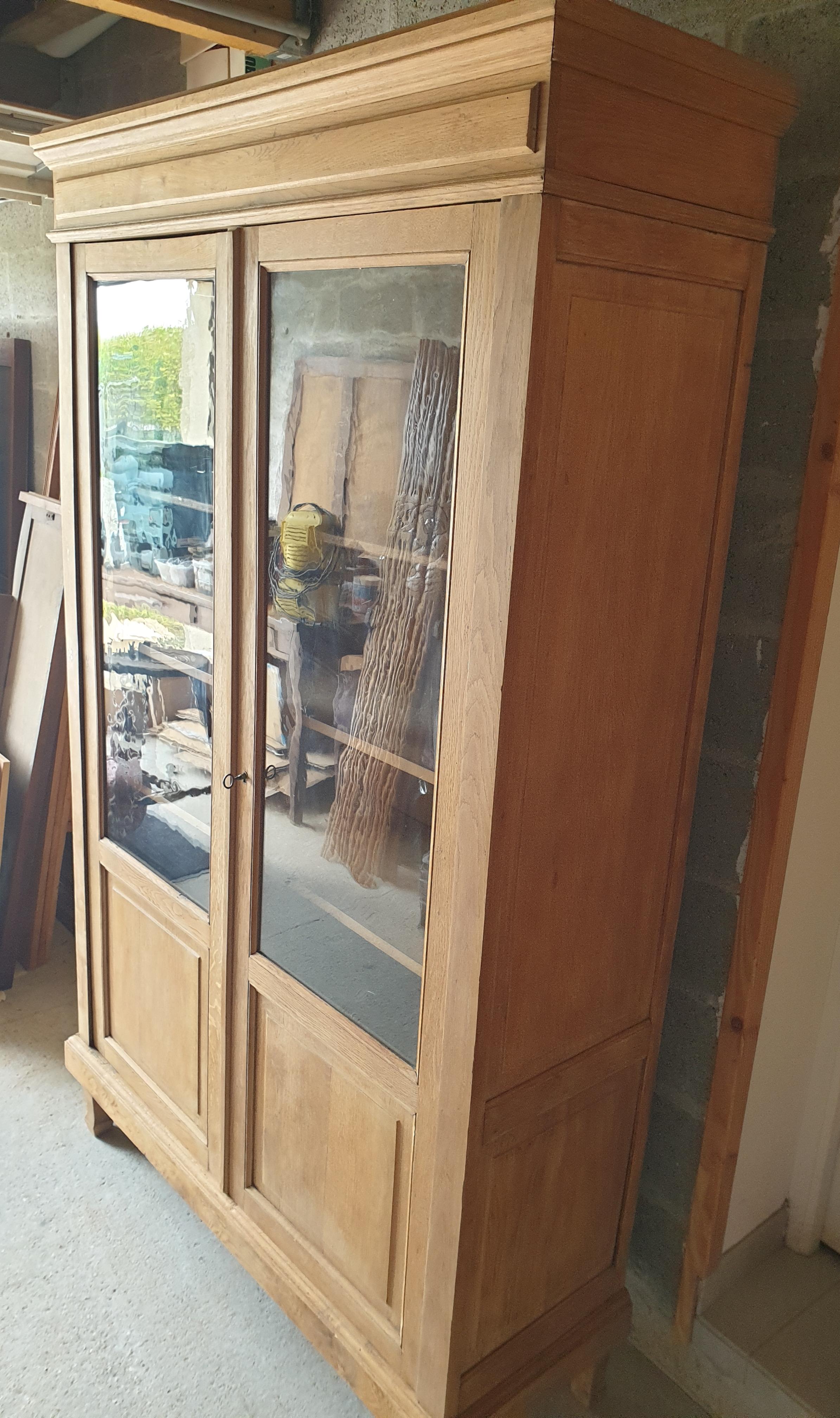 1920 glass door cabinet