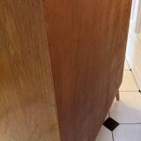 Vintage chest of drawers with compass feet