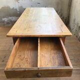 Turned legs farm table