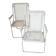 Two folding chairs 1960 Grand Soleil & Luigi Plebani Vintage.