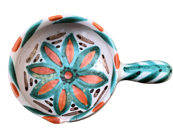 Vallauris pan signed Fazio