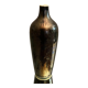 Iridescent ceramic soliflore vase early XXth GDV Bruère Girault Demay Vignolet