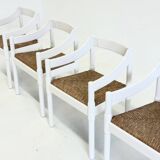 Set of 4 Carimate chairs by Vico Magistretti