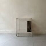 Bibliotheque design en plexiglass, Les Invisibles Marais International 70'S