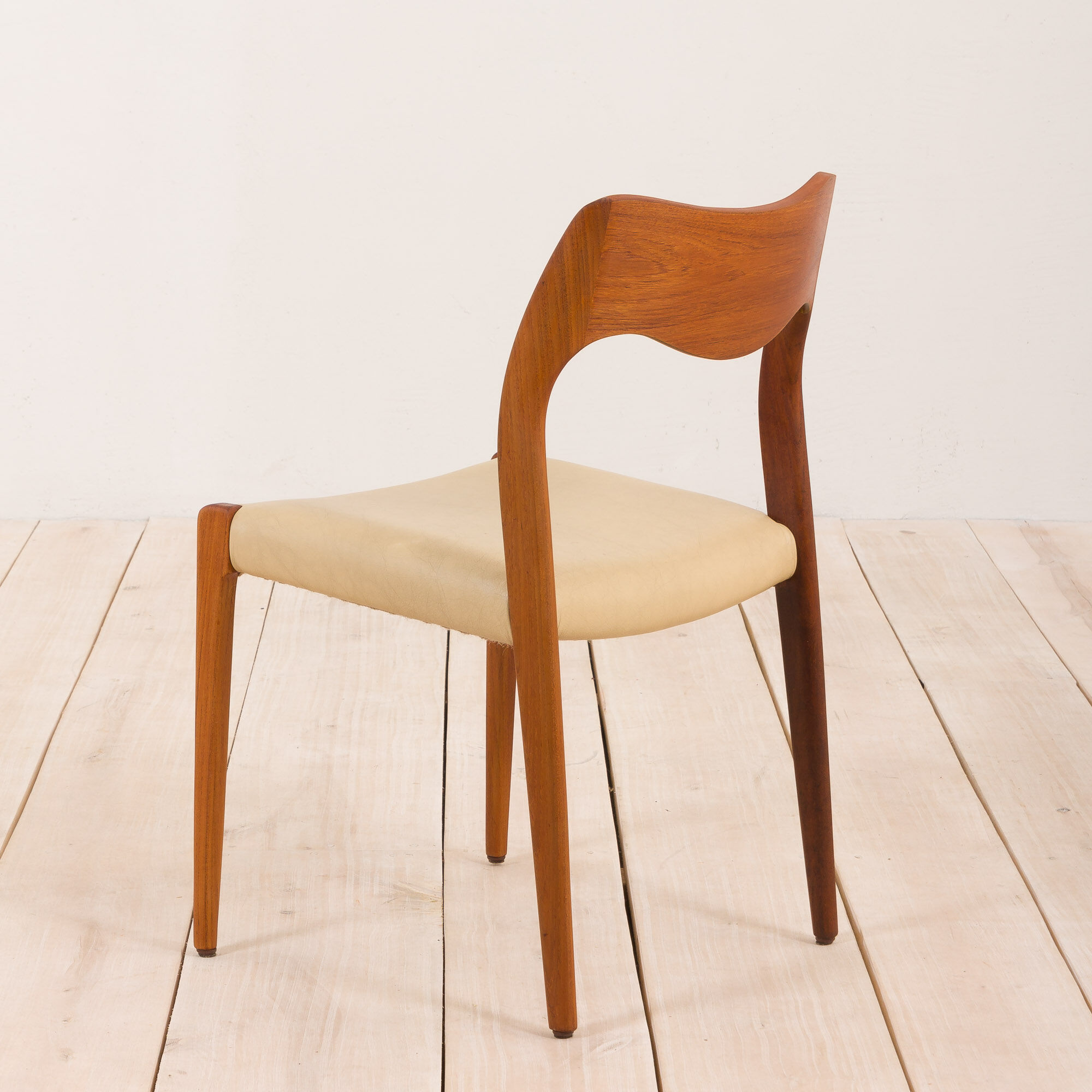 Niels O. Moller teak chair model 71, Denmark, 50s
