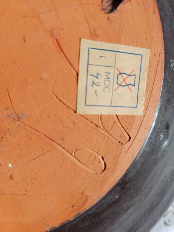 Plat Terre cuite émaillée
