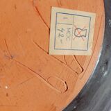 Glazed terracotta dish