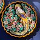 Enamelled ceramic dishes Cerdazur Monaco 1950