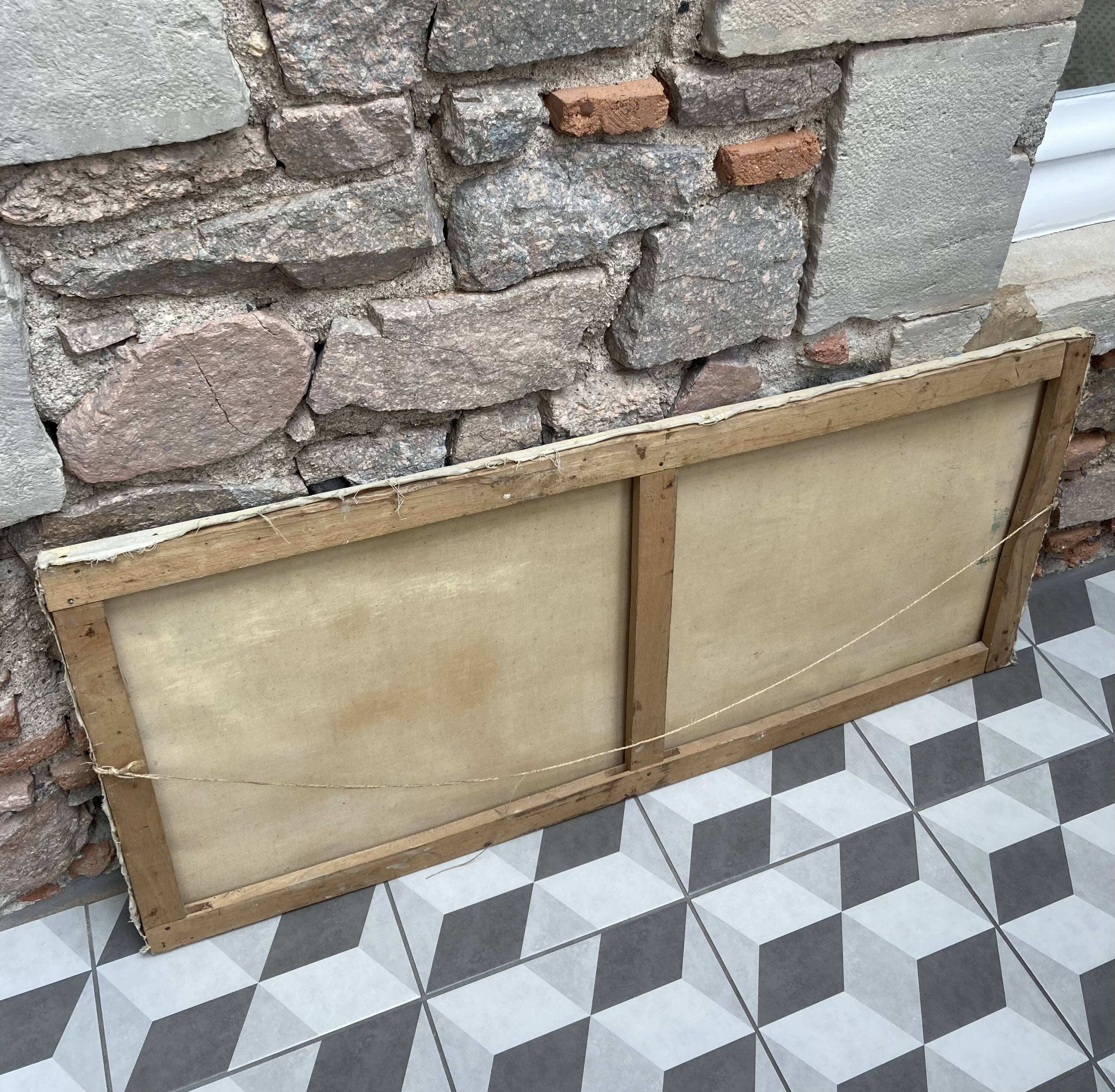 Large landscape on canvas 1.25m x 0.57m