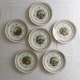 Assiettes porcelaine Fragonard vintage