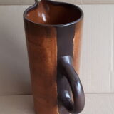 Speckled stoneware pitcher