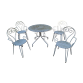 Wrought iron garden living room