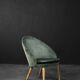 Danish armchair in beech and velvet by Ejvind A. Johansson for Godtfred H. Petersen, 1950-60.