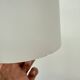 Mid-century design pendant lamp teak and opaline glass , 1970s