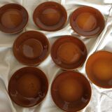 8 vintage dessert plates