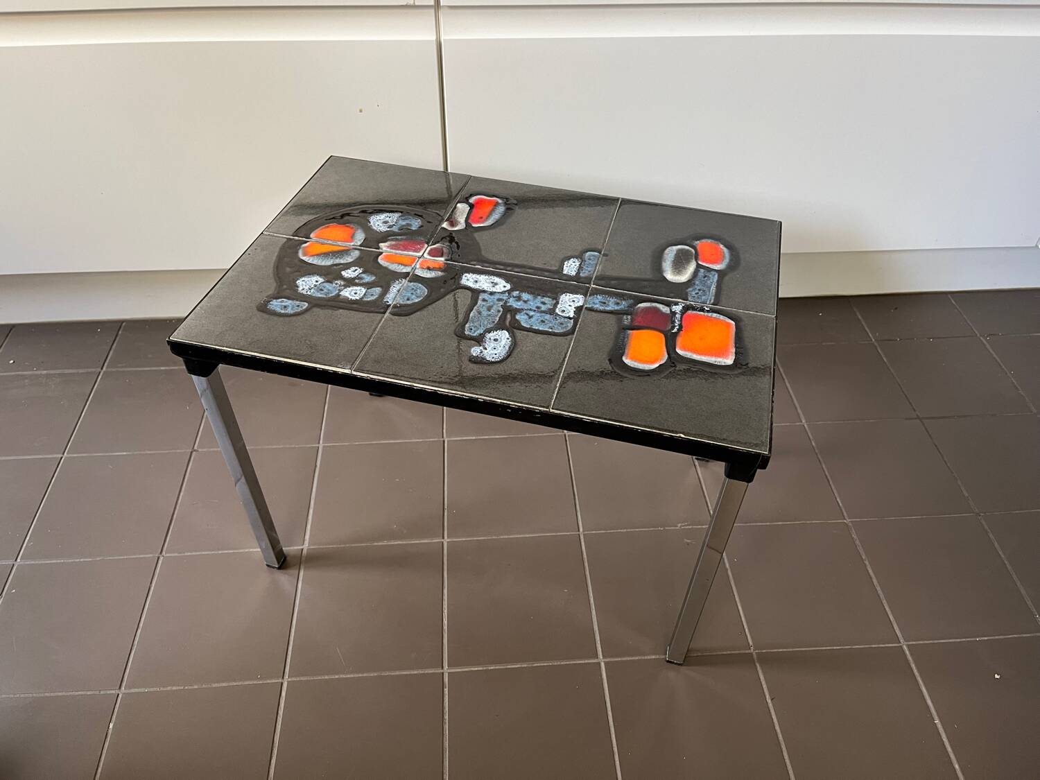 Belarti attribution side table - with tiles - 1960/70's