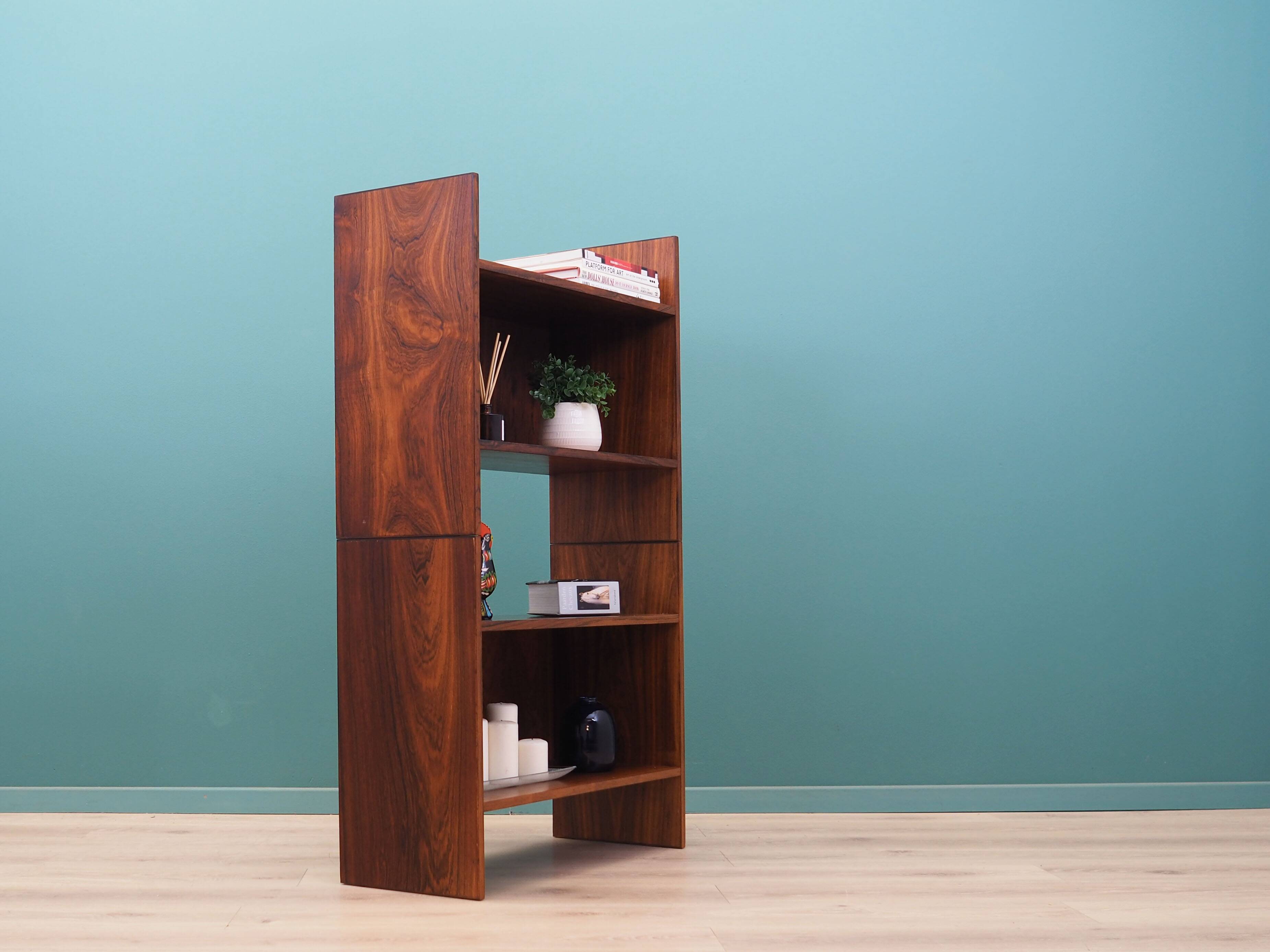 2 Danish rosewood floor-standing shelves, 1970s