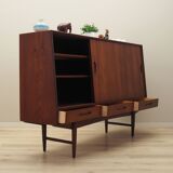 Teak highboard, Danish design, 1960s, production: Denmark