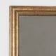 Nineteenth-century rectangular mirror with geometric pattern.
