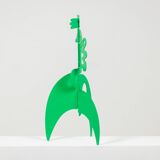 Antonine de Saint Pierre. Green sculpture “The Kiss”. Contemporary.