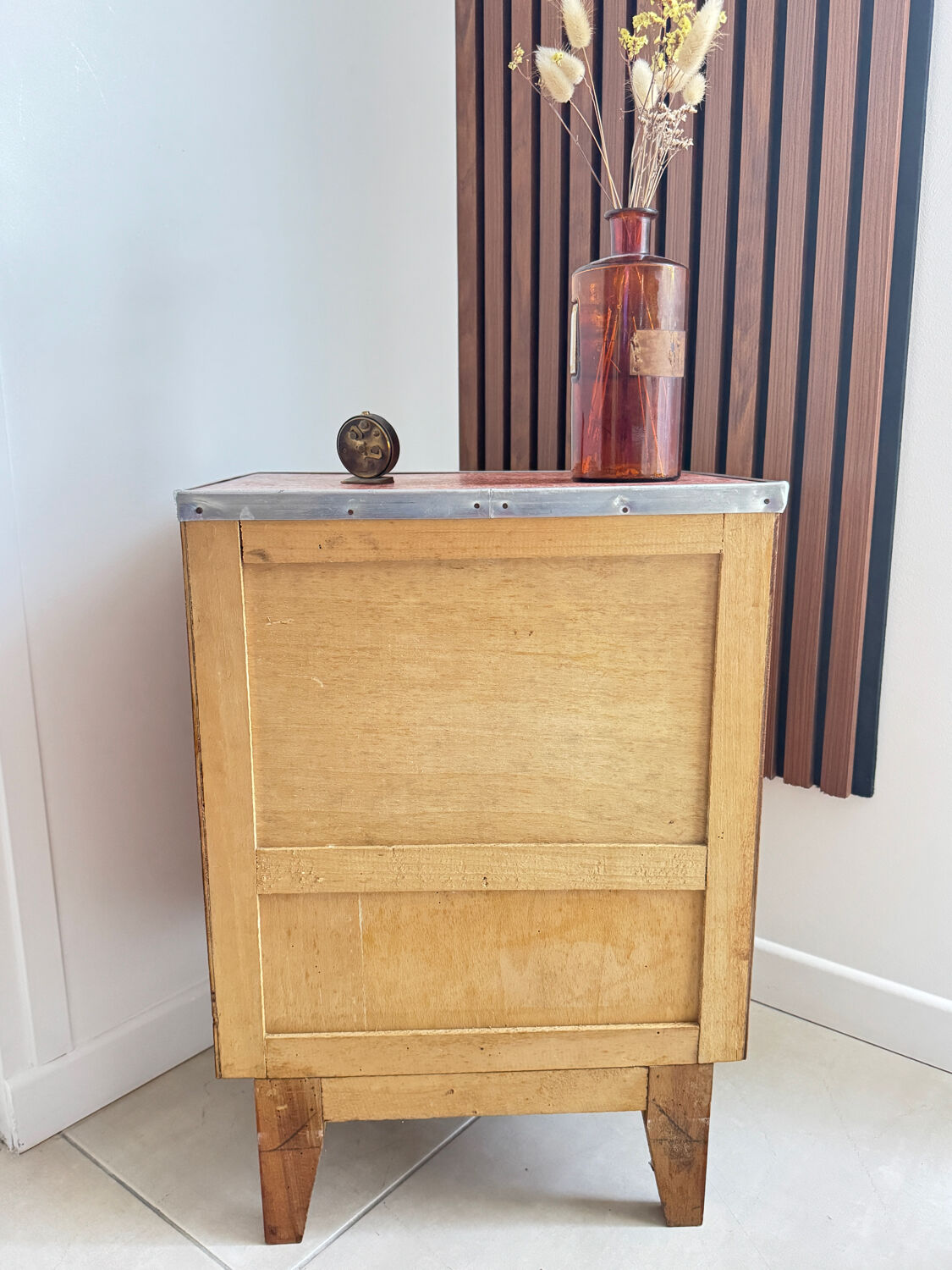 Antique vintage bedside table